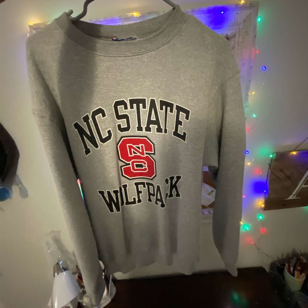NC State sweatshirt
